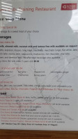 Katsaróla menu
