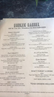 Druids Beer Center menu