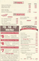 Taverna Tis Pareas menu