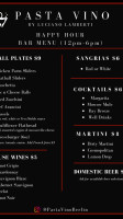Beer Blues menu