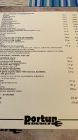 Konoba Portun menu
