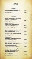 Bisztró65 menu