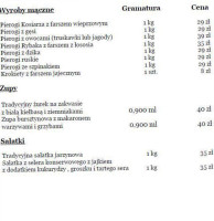 Nordowi Mol menu