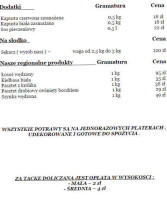 Nordowi Mol menu