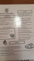 Kuźnia Smaków menu