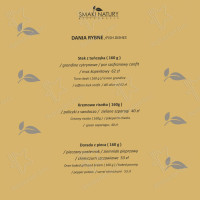 Smaki Natury menu