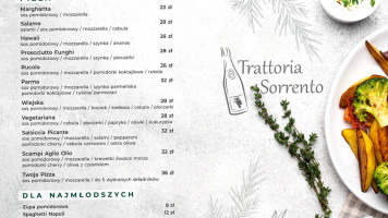 Trattoria Sorrento &cafe menu