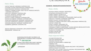 Obiady, Catering, Posiłki Regeneracyjne, Stołówka Na Chłodni Leszczyny menu