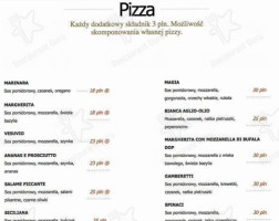 Pazzo Italia menu