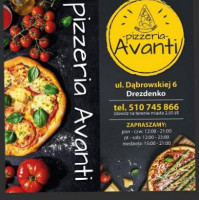 Pizzeria Avanti menu