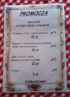 Stara Karczma menu