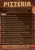 Pizzeria. Dom Towarowy menu