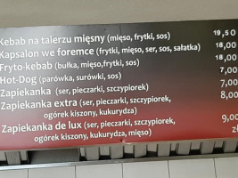 Kebab Z Gwoździem menu