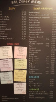 Zenek Sc. menu