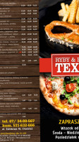 Texas Ryby I Pizza menu