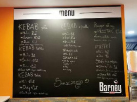 Barney Gastro (kebab Burger) menu