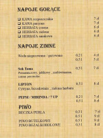 Fabryka Zapiekanek Pizza menu
