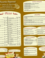 Pizzeria Peperoni menu