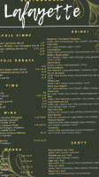 Lafayette Restauracja menu