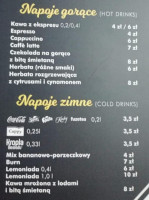 Stara Piwnica menu