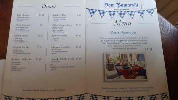 Dom Bawarski menu