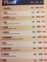 Pizzeria Capri menu