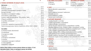 Domowa Kuchnia Kresowa menu