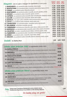 Italia.pizzeria-trattoria menu