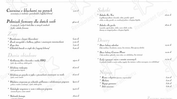Centrum Restauracja Kinga Podbielniak menu