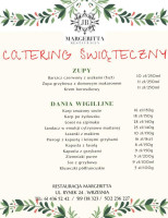 Margeritta menu