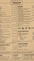 Mniam Pizza Burger Sierakowice menu