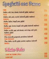 Piceri Ciao menu