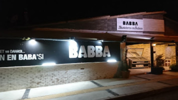 Babba outside