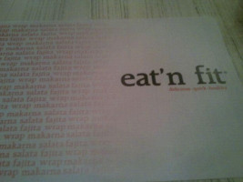 Eat'n Fit menu