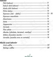 Tren Alaçatı Köyiçi menu