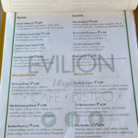 Evilion Bistro menu