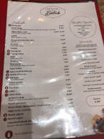 Emirgan Sütiş Arastapark menu