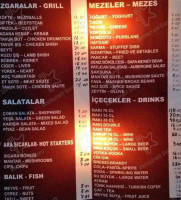 Bitez Koftecisi menu
