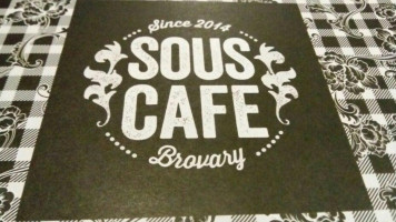 Sous Cafe menu