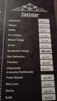Sille Baraj Cafe Bistro menu