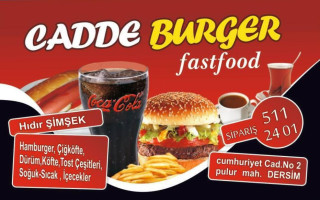 Cadde Burger food