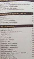 Marko Paşa Bitez menu