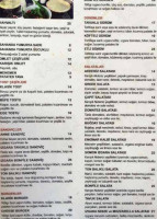 Megg's Bodrum Otel Beach menu