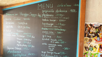 Ficak Büfé menu