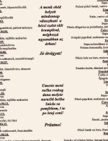 Etnogold Vendéglő menu