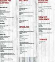 Rosto Steak House menu