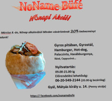 No Name Gyros Büfé food