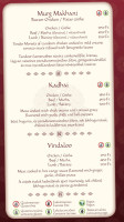 Kashmir menu