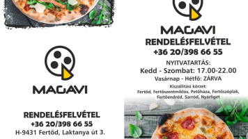 Magavi's Pizza food