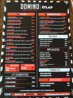 Domino Street Food Pizza menu